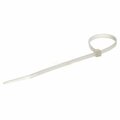 Cmple 40-lbs Cable Tie - White, 100PK 220-N